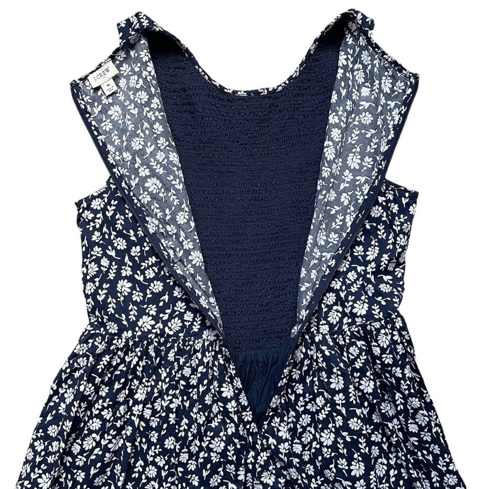 *NWOT* J. Crew Printed Smocked Tiered Midi/Maxi Dress - Picture 11 of 16